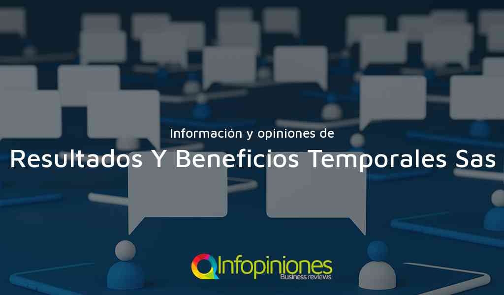 Información y opiniones sobre Resultados Y Beneficios Temporales Sas de Pereira